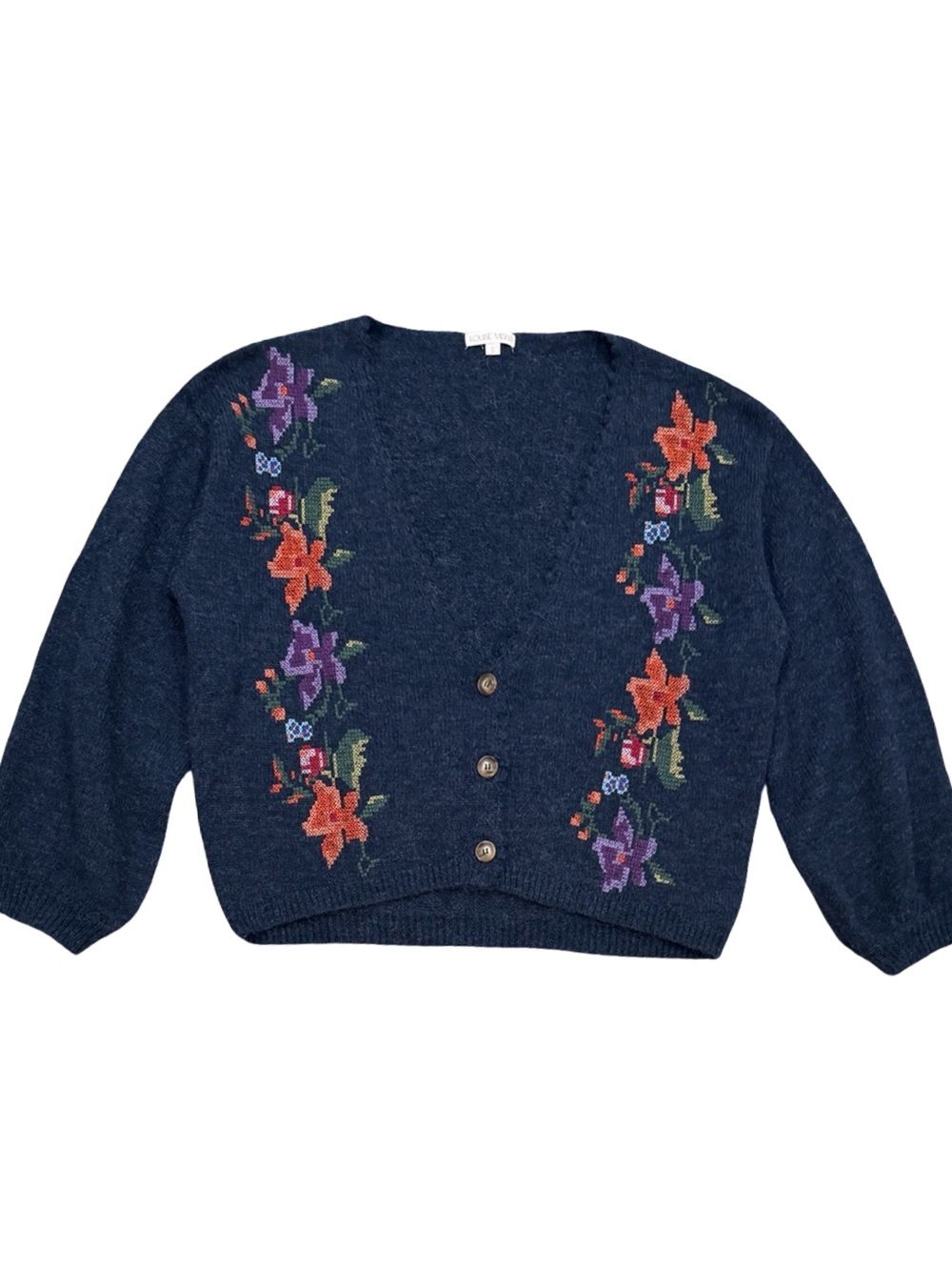Louise Misha Luna Embroidered Mohair & Merino Wool Cardigan - Picture 8 of 10